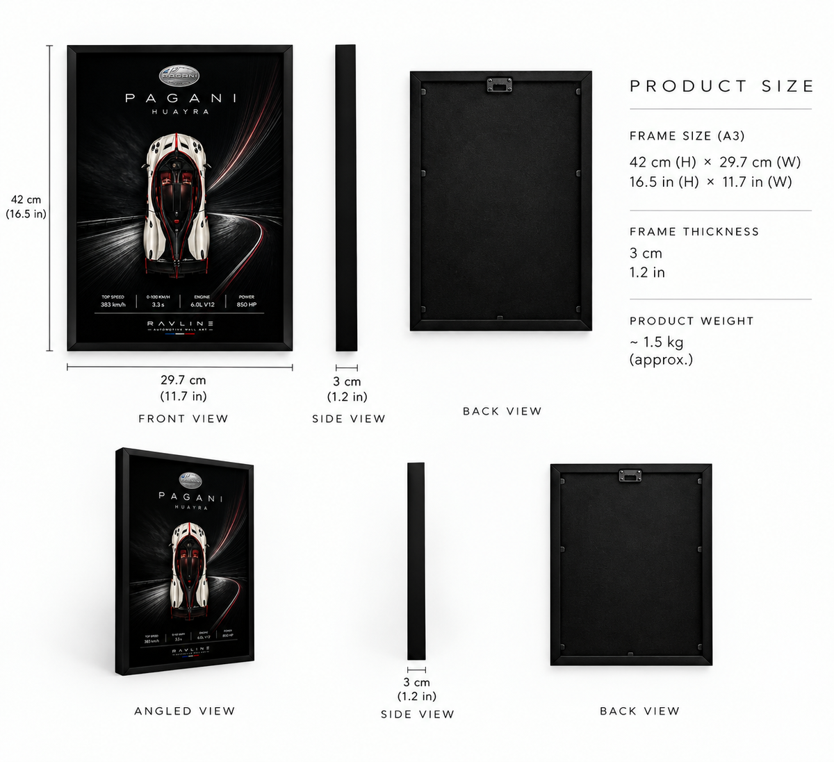 Ravline Pagani Wall Art